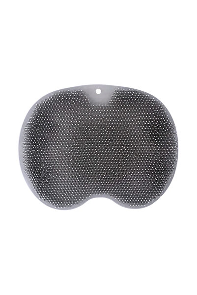 UBX Shower mat, UBX®, non-slip, for foot massage, silicone, 28x21 cm, grey