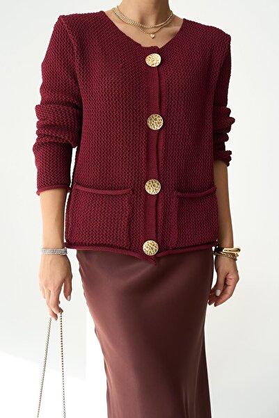 bubeny Big Button Cardigan