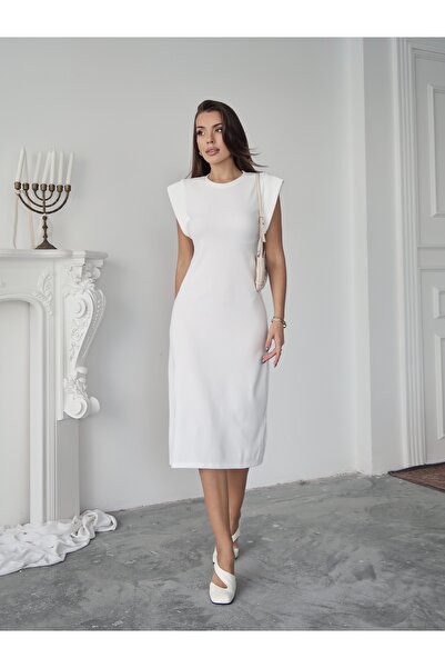 Paw Garage Rochie Liora Ottoman Fabric T Kol cu fantă pentru femei