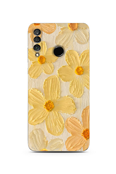 Elorakılıf Huawei P30 Lite Uyumlu Baskılı Yumuşak Silikon Şeffaf Telefon Kılıfı