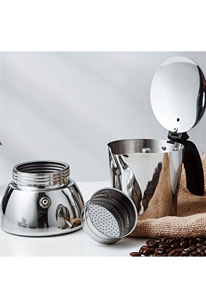 CC 9-cup stainless steel espresso coffee maker