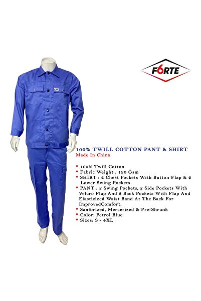 FORTE Work Suit | Shirt and Pants from