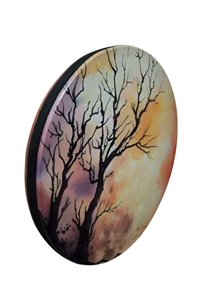 Aryen Müzik PROFESYONEL KUMLU İRAN ERBANESİ AĞAÇ MANZARALI DESEN (DEF) 52 CM BÜYÜK BOY