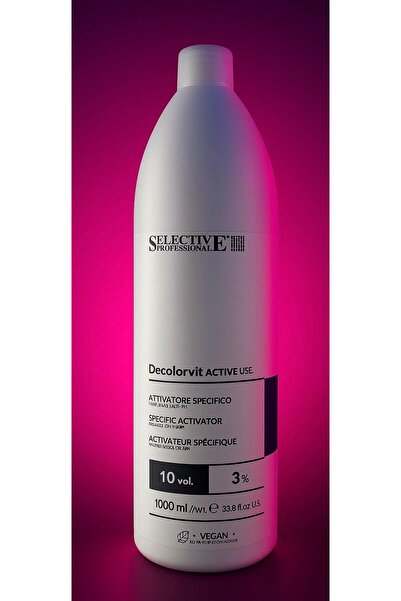 Selective Decolorvit Active Use Oksidan 10 Volume 1000 ml