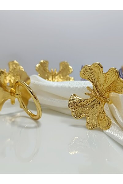 PARILTI HOME COLLECTİON Napkin Ring Napkin Holder Tableware Display Holder 6 ...