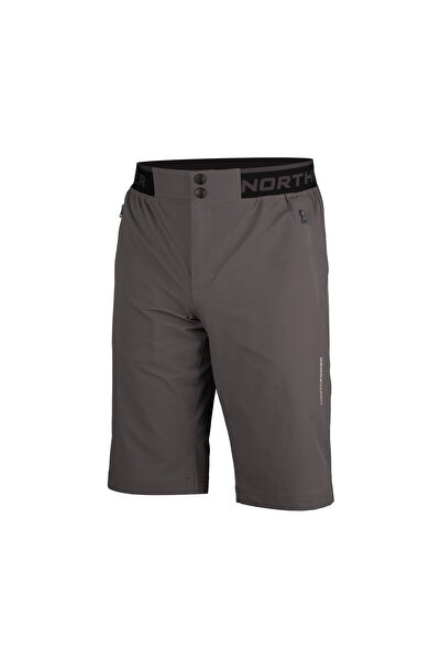 NORTHFINDER Roberto darkgrey men's elastic waist shorts