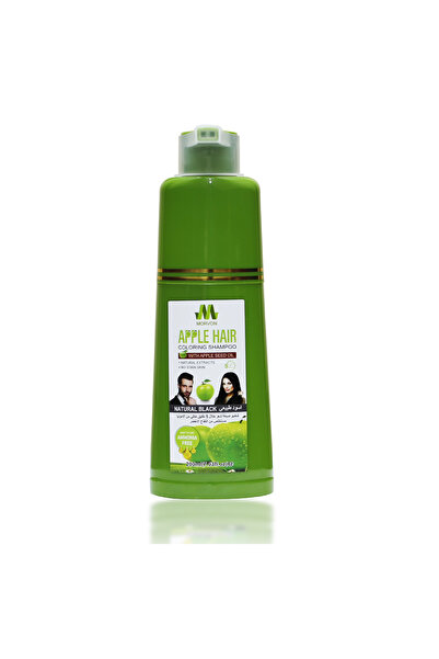 MORVON Morfone Ammonia-Free Black Hair Dye Shampoo with Green Apple Extract 200ml