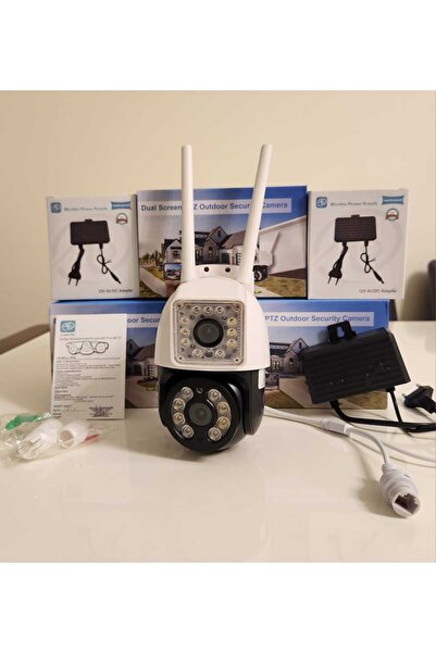 TekRenkMarket O-kam Okam 3012 Wifi 6 Mp (3+3)Ptz 2 Kamera Gece Görüşlü Kablos...