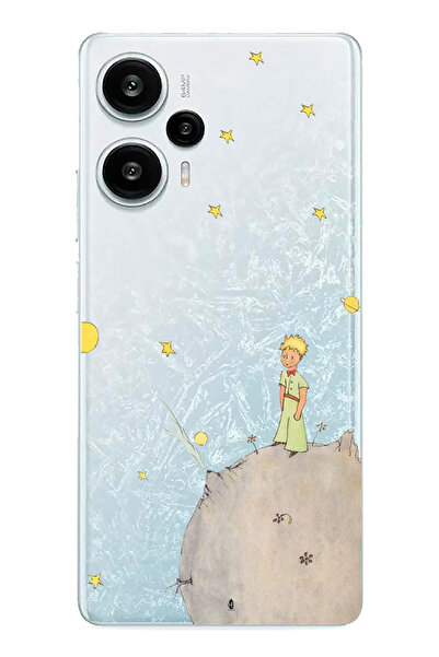 TechTree حافظة سيليكون مطبوعة بتصميم الأمير الصغير المتوافقة مع POCO F5