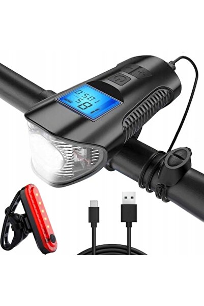Carsons 3 in 1 bicycle light, HANGZHOU, LED, 10.5x5.5x4cm, black