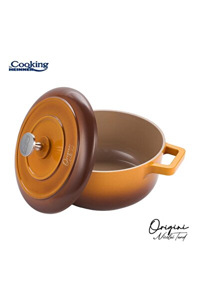 Cooking by Heinner CAST ALUMINUM PAN + LID 24x12 CM, 3.9L, NICOLAI TAND, ORIGINI