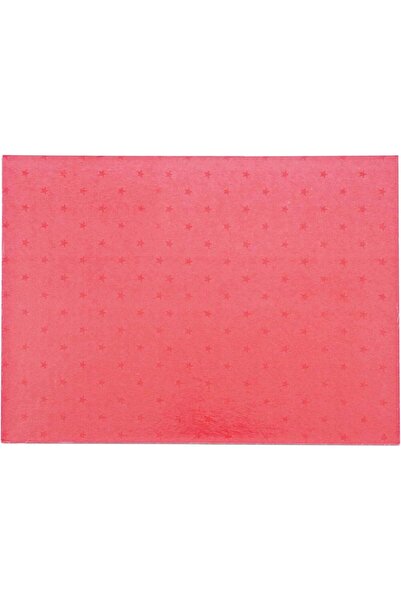 Hotpack قالب كيك مربع، ٥ قطع، قطر ٣٥ سم، أحمر