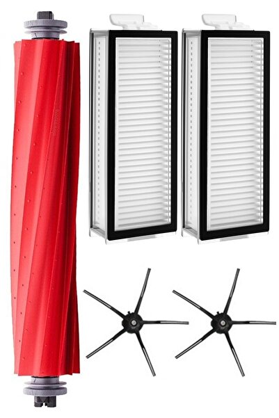 Rovexa Σετ μαύρων πλαϊνών βουρτσών 5 τεμαχίων συμβατό με Roborock Q7 Max & Q7 Max Plus