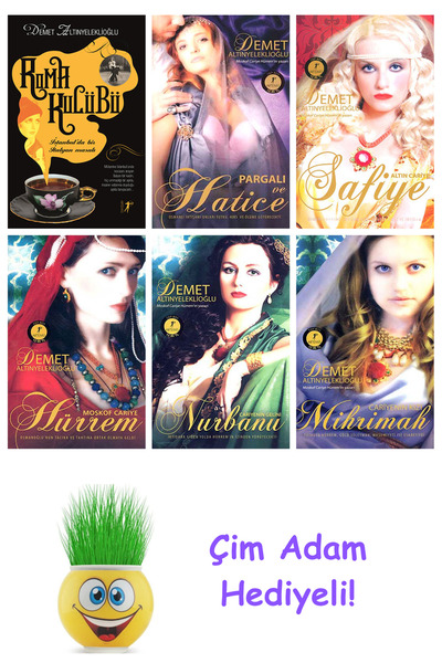 Artemis Yayınları Demet Altınyeleklioğlu 6 Kitap Seti + Çim Adam Hediye