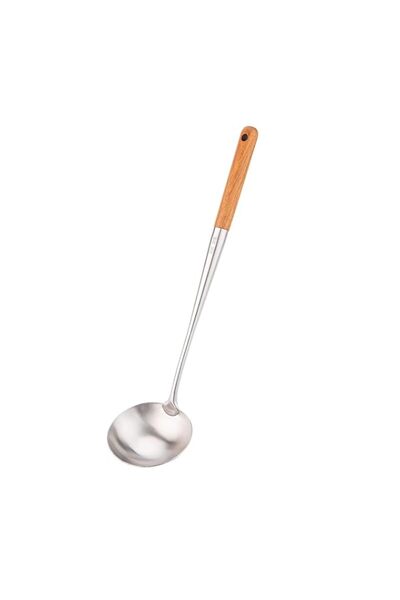 Generic FJNATINH Soup Ladle, 17inches Ladle for wok, 304 Stainless Steel wok ...