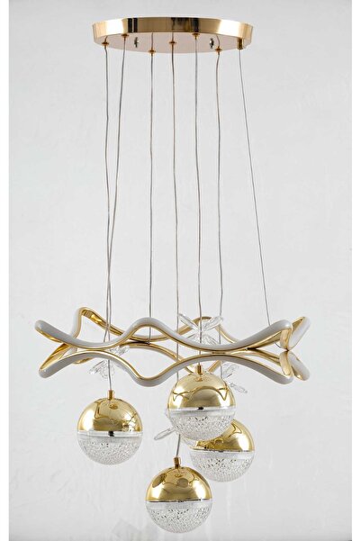 HOM Roza Avize Armoni Model 4Toplu Modern Let Avize