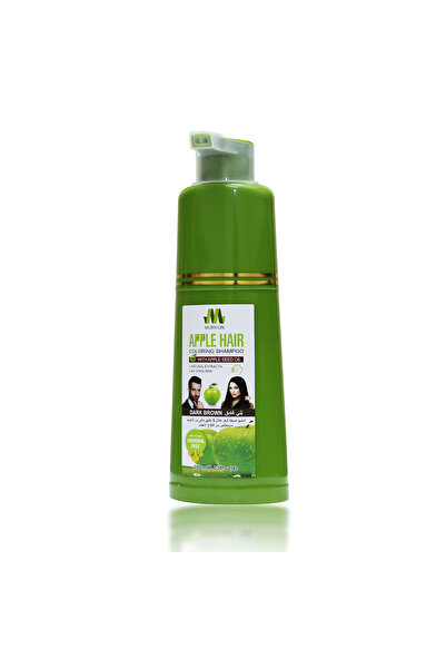 MORVON Morovon Dark Brown Ammonia-Free Hair Dye Shampoo with Green Apple Extract 200ml