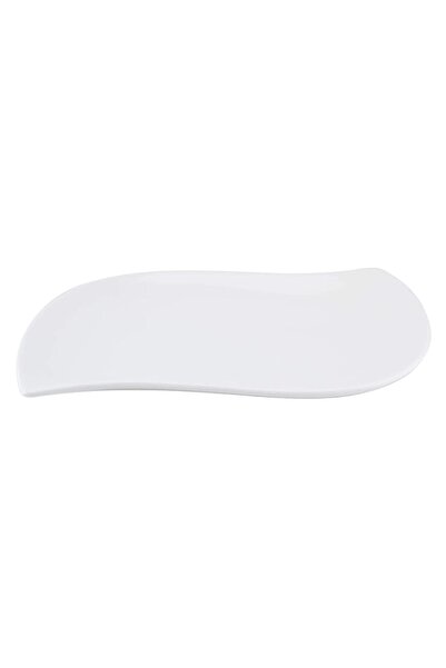 Generic Shallow Porcelain Serving Plate, White, 30Cm, Dd2492