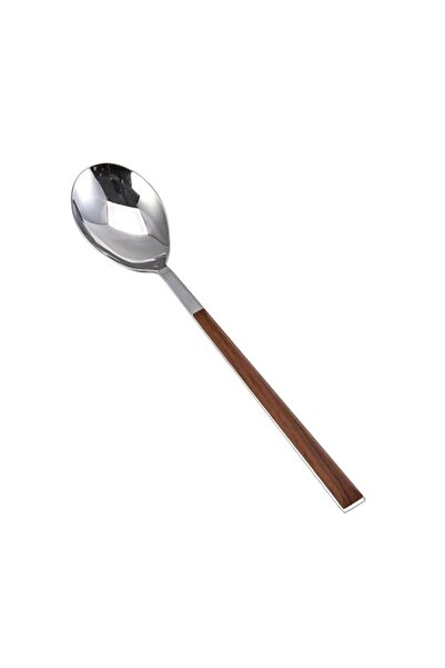 Generic Karaca Salzburg Table Spoon With Wooden Handle Wooden Salad Spoon Tab...