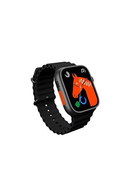 Bavin BW-600 Smart Watch with 2.1-inch HD Display, Two Silicone Straps, and Wireless Charger
