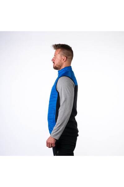NORTHFINDER Classic cut outdoor hybrid vest for men Zayna blue