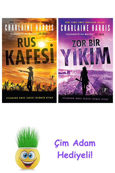Artemis Yayınları مجموعة كتب تشارلين هاريس 2 + هدية رجل العشب