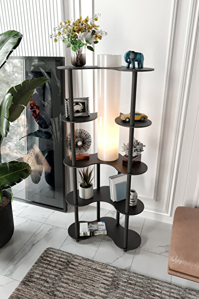 messer Mariposa Lambader Kitaplık SİYAH