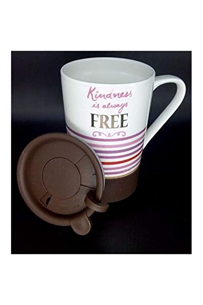 Generic Shallow Designed Mug With Polypropylene Lid And Silicon Sleeve