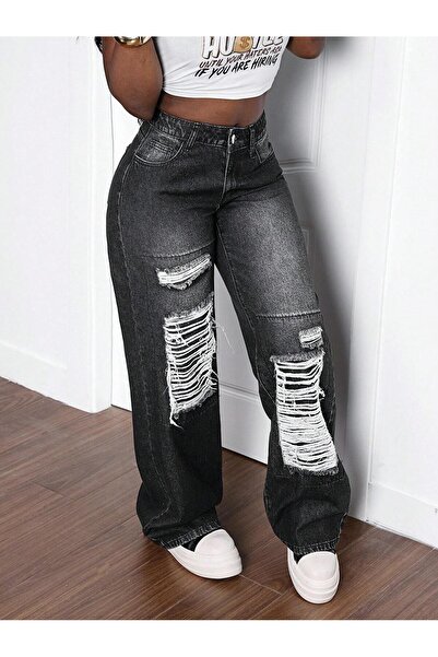 EDVESS Crash Baggy Jeans Pants