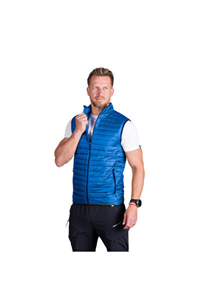 NORTHFINDER Giuseppe blue men's insulated outdoor vest