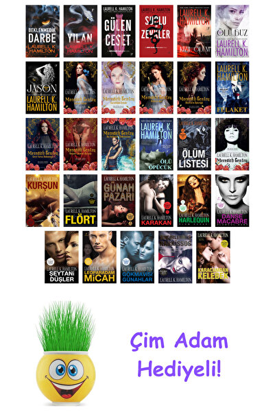 Artemis Yayınları Laurell K. Hamilton 29 Kitap Seti + Çim Adam Hediye
