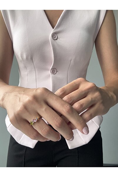 Ressia Prenses Model Oval Baget Kesim Yüzük