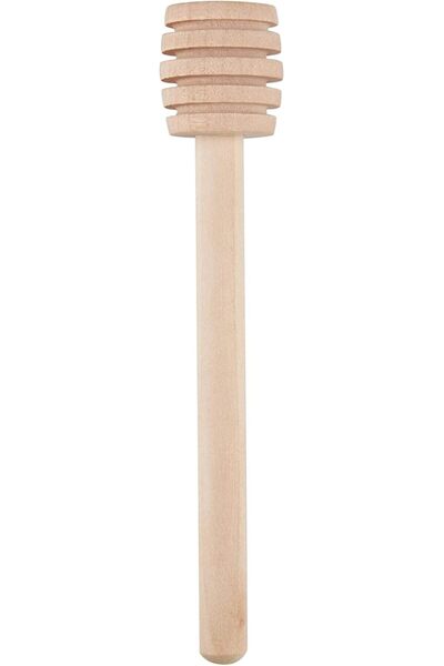 Hotpack Disposable Wooden Honey Spoon Mixing Stick for Honey Coffee Jar 10cm,...