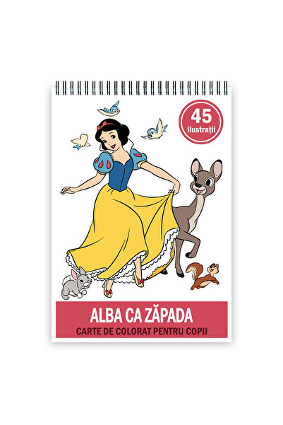 Legendary Gifts Βιβλίο ζωγραφικής, 45 εικόνες Χιονάτης, 96 σελίδες, A5