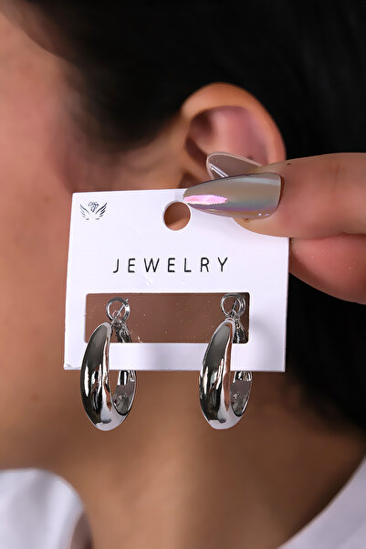 LOWEN AKSESUAR أقراط دائرية صغيرة الحجم للنساء