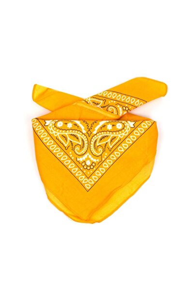 Intisimo Με τύπωμα Κασκόλ, Ένα μέγεθος, Κίτρινο