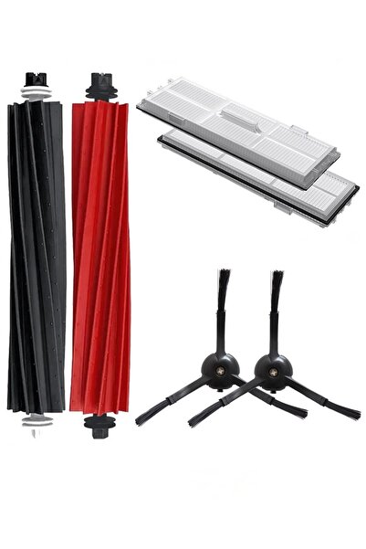 Rovexa Σετ μαύρων πλαϊνών βουρτσών 5 τεμαχίων συμβατό με Roborock S8 & S8 Plus & S8 Pro Ultra