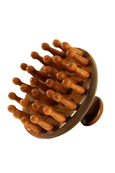 TRENZ TRENZ Wooden Scalp Massager Comb, Body Pain Relief Massage Tool