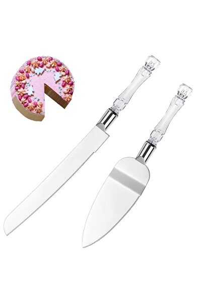 Generic Cake Knife and Server Set, 2 Pcs Stainless steel Cake and Pie Server ...