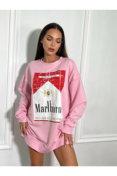 CC STORE Hanorac casual MARLBORO, cu imprimeu pop-art mare