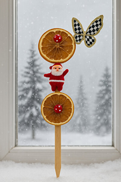 Marrone . زينة عيد الميلاد على شكل شرائح البرتقال الطبيعي |   زينة طاولة أو و...