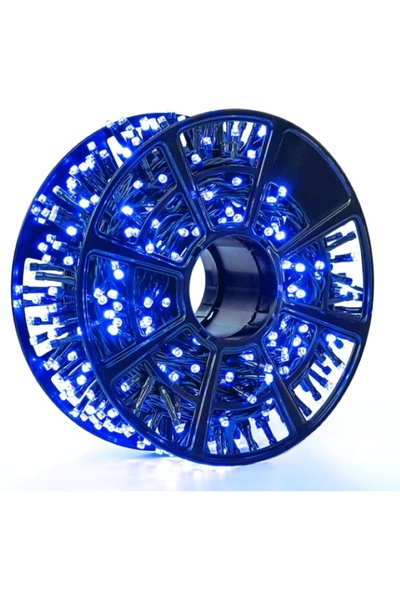 EMATTERIO Christmas Installation Roll Type 30m, 8 Modes, Indoor/Outdoor, Mains Powered, Blue