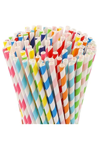 Generic BIGTHREE Drinking Straws Biodegradable, Party Straws, 300-Pack Paper ...