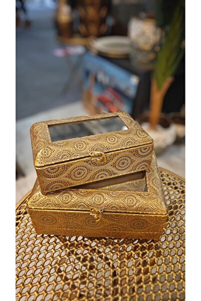 Mia Home Aksesuar & Dekorasyon Telkari Aynalı Kutu