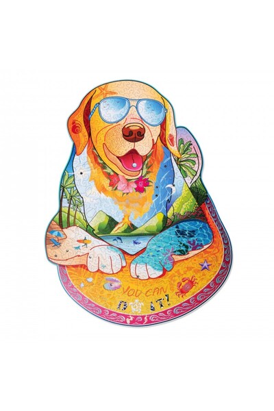 Wood Trick Puzzle 2D, Surfing-Labrador, WT, lemn, 280 piese