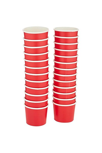Generic SNH Packing Disposable Double Wall Paper Coffee Cups 25-Pack, 4 oz Ca...