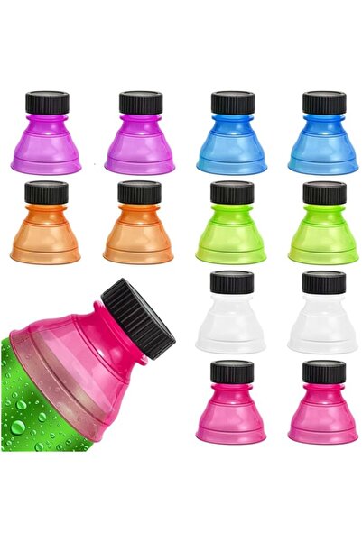 Generic 12 Pack Can Covers,Reusable Pop Can Bottle Tops Lids for Soda Carbona...