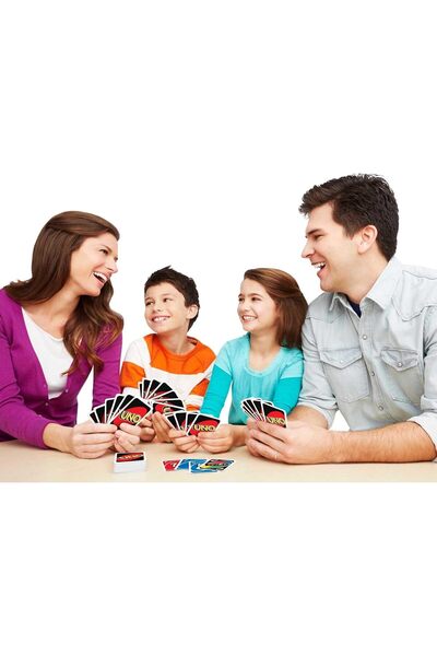 mattel Games UNO: Classic Card Game, Multi, 8 x 3-3/4 x 81/100 in (42003)
