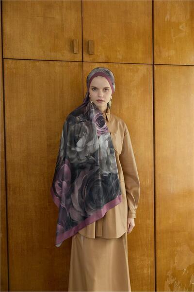 İpekhan Winter Bloom Soft Shawl 3068-10055