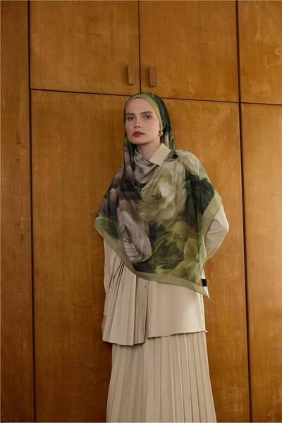 İpekhan Winter Bloom Soft Shawl 3068-10005